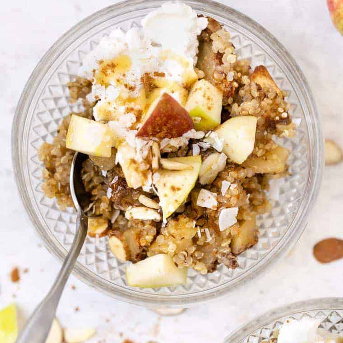 Apple Cinnamon Quinoa Breakfast Bake