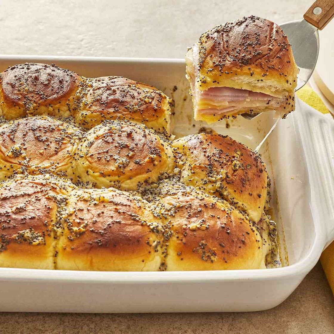 Baked Ham and Cheese Sliders