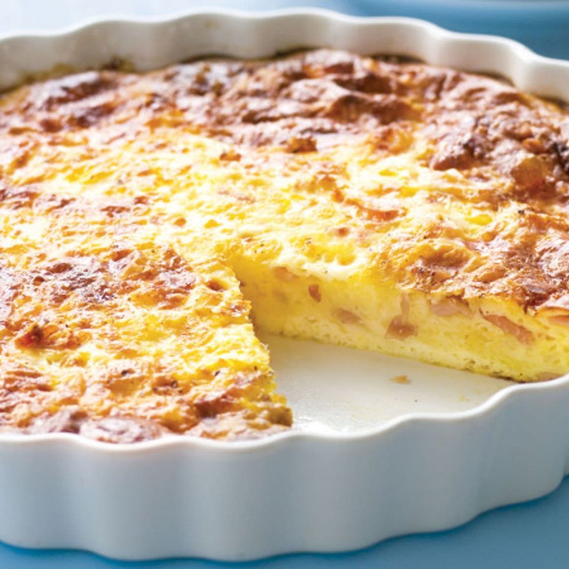 Impossible quiche recipe
