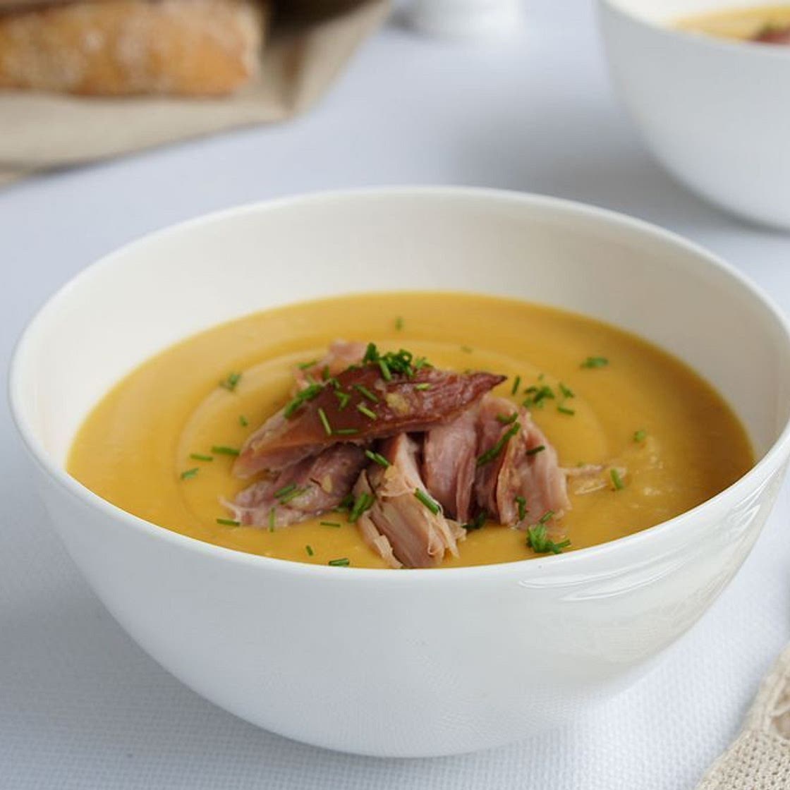 Slow Cooker Pea and Ham Soup Recipe