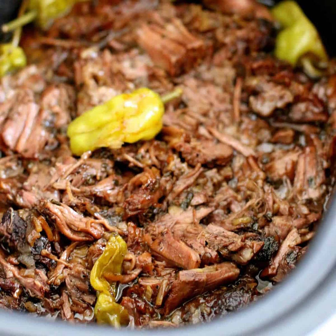 CROCK POT MISSISSIPPI POT ROAST