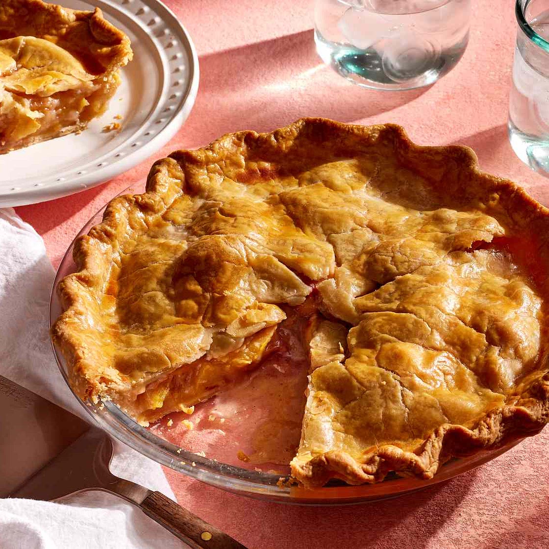 Peach Pie the Old Fashioned Two Crust Way