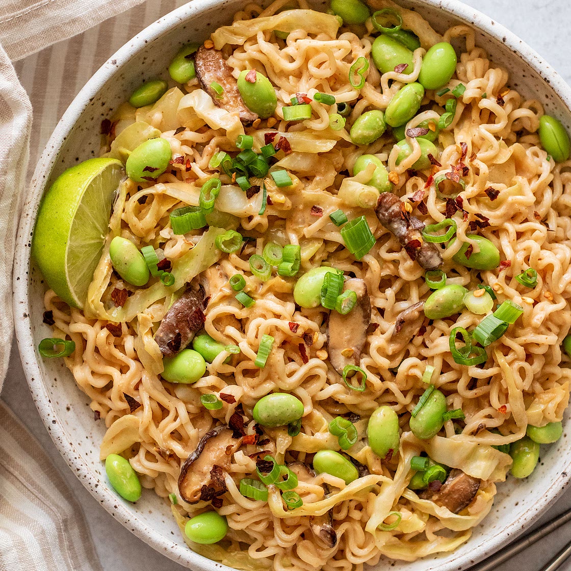 Easy Spicy Peanut Butter Noodles
