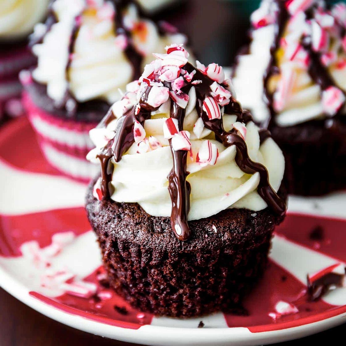 Peppermint Mocha Cupcakes