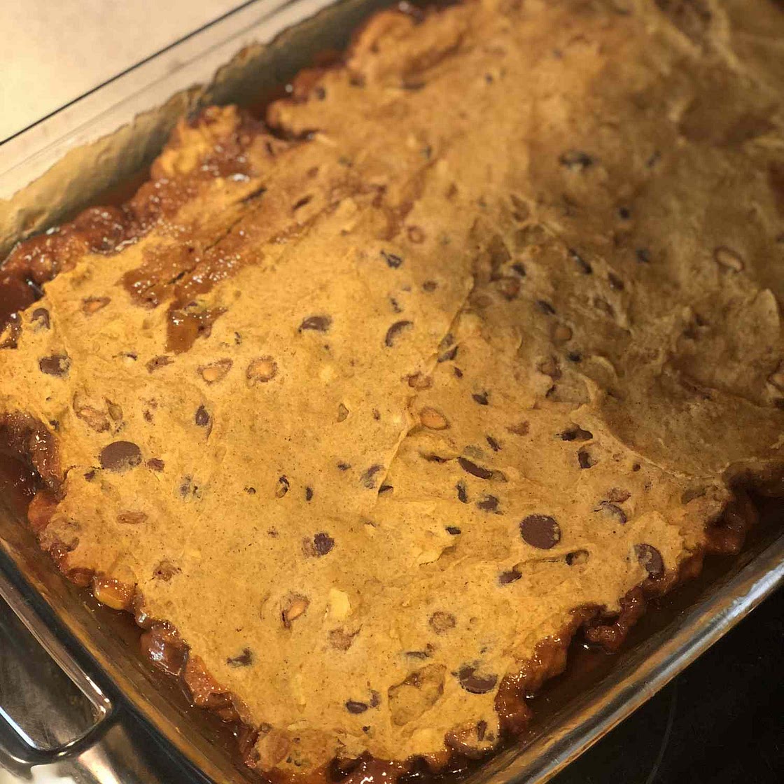 Caramel-Pumpkin Blondies