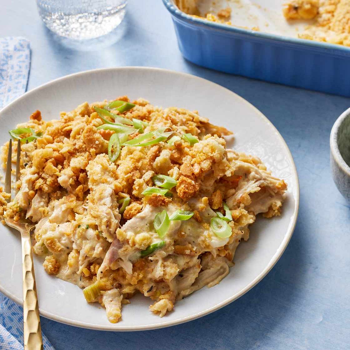 Ritz Cracker Chicken Casserole