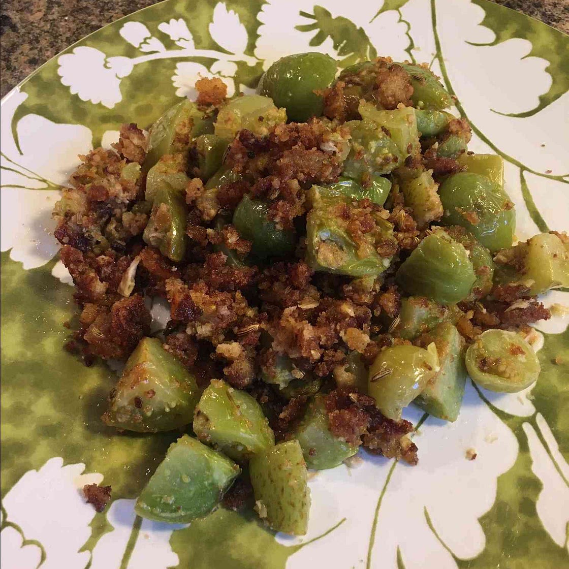 Fried Green Tomatoes without Cornmeal