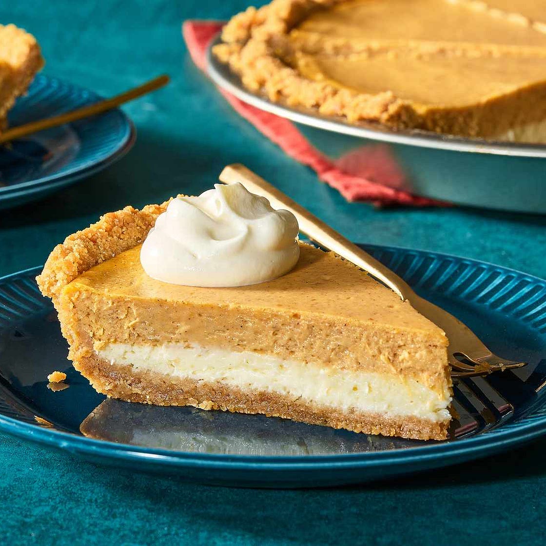 Double-Layer Pumpkin Cheesecake