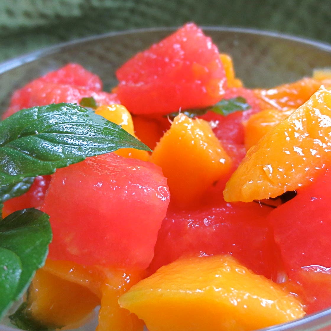 Watermelon Mango Salad