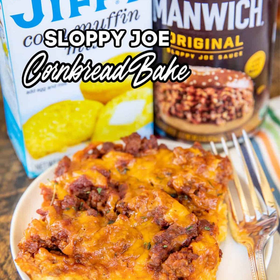Sloppy Joe Cornbread Bake