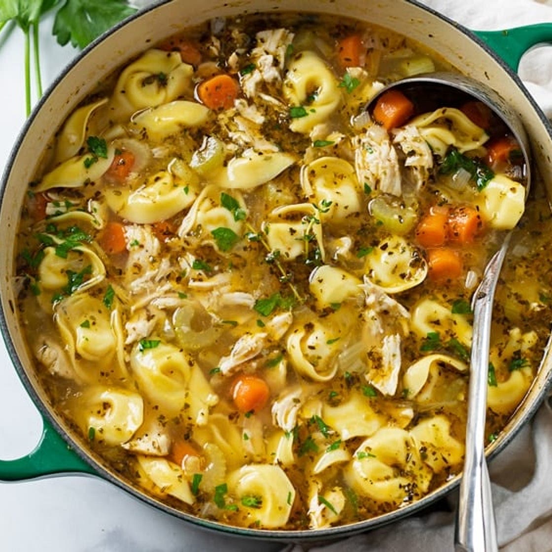 Chicken Tortellini Soup