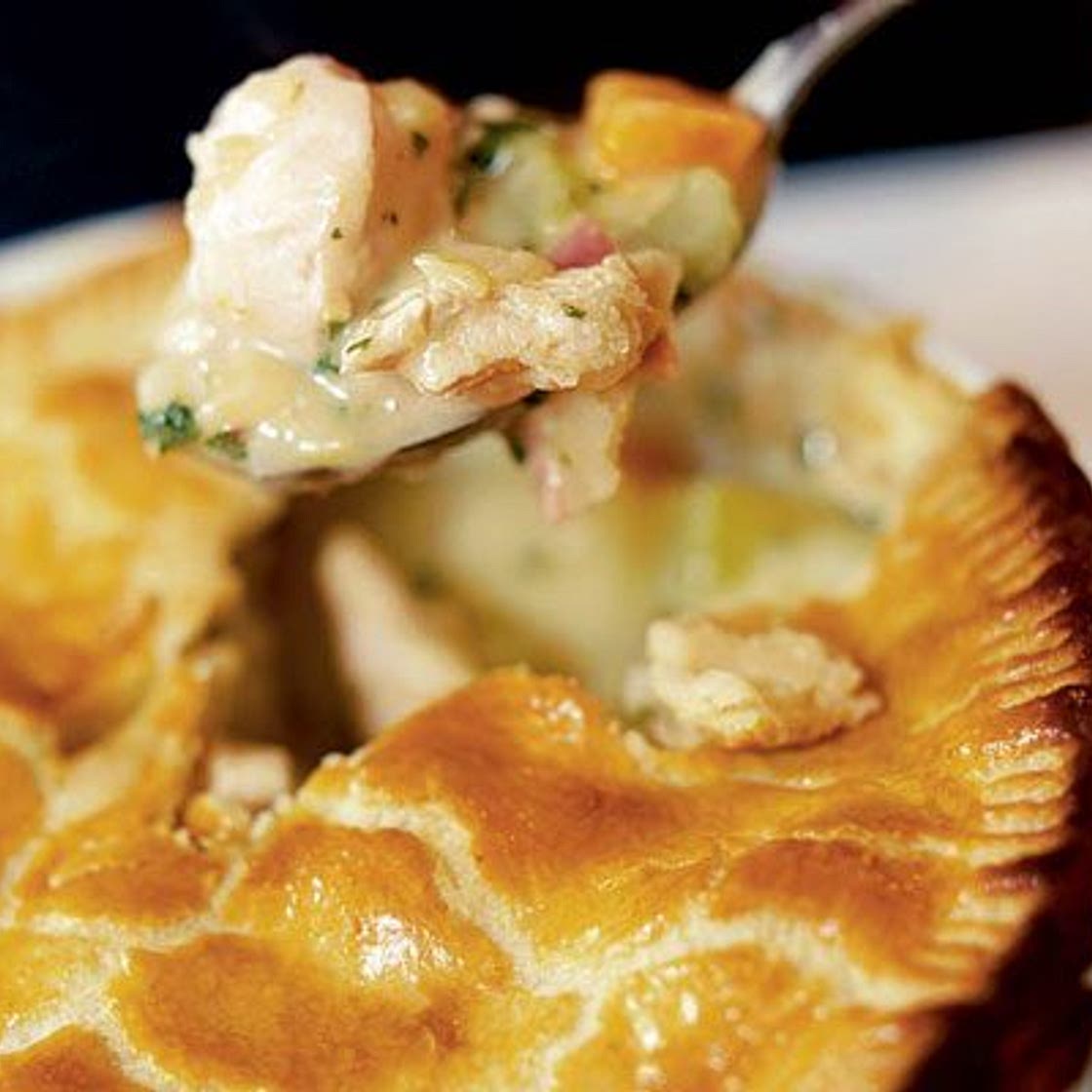 Chicken & ham pie