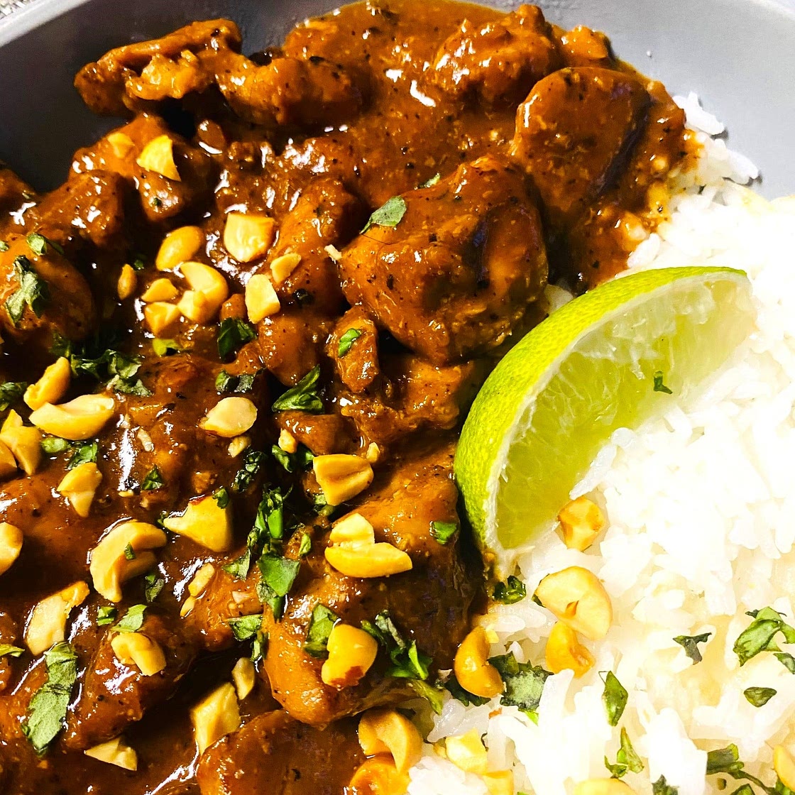 Ginger Peanut Chicken Bites