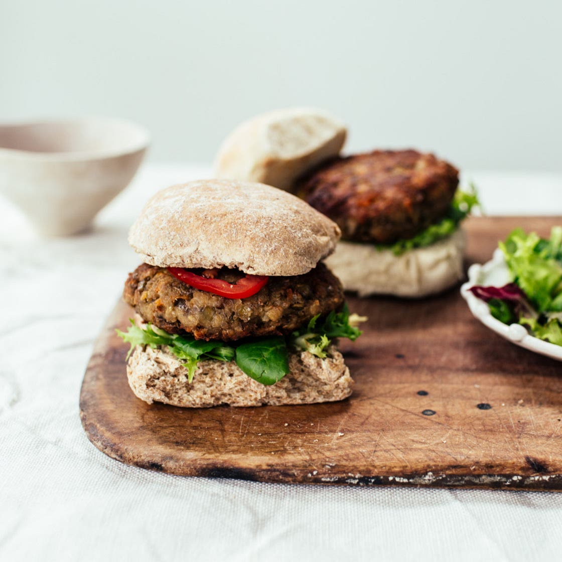 Vegan Lentil Burgers