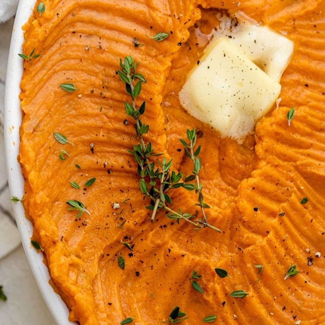 Healthy Mashed Sweet Potatoes Recipe
