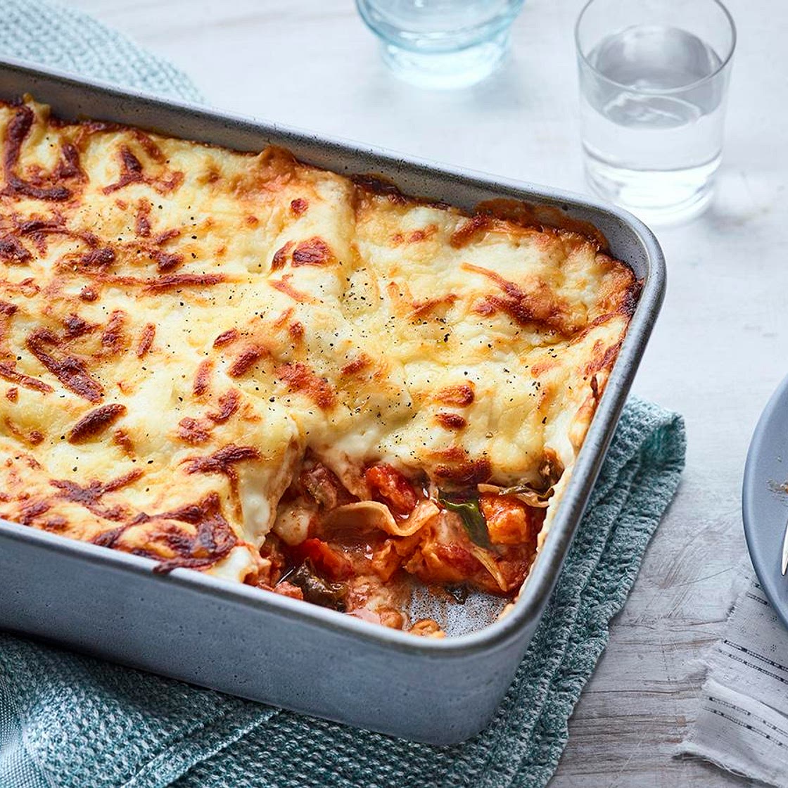 Vegetable lasagne