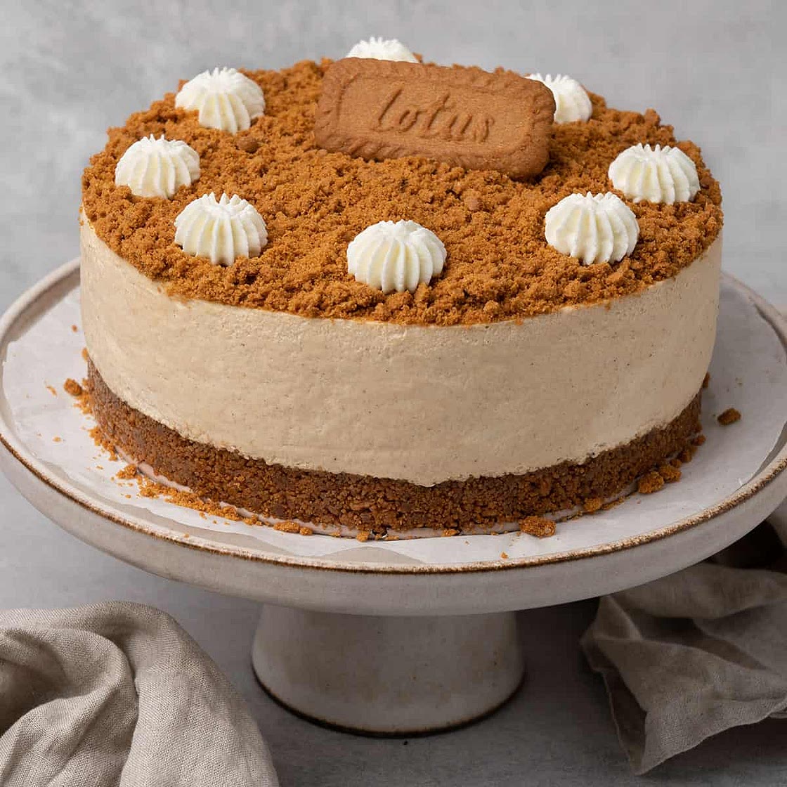 No-bake Lotus Biscoff Cheesecake (VIDEO)