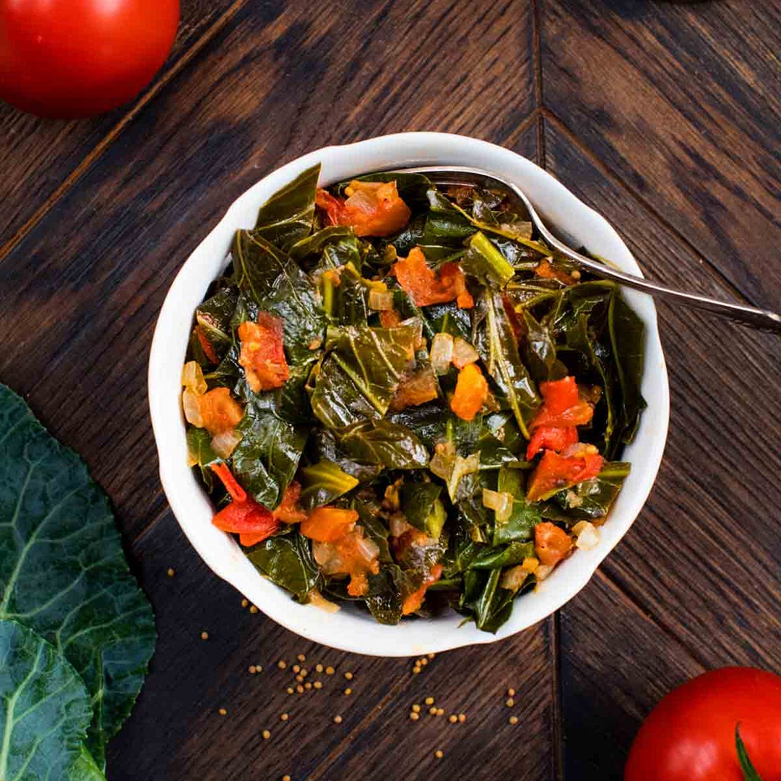 Instant Pot Collard Greens (Vegan, Easy!)