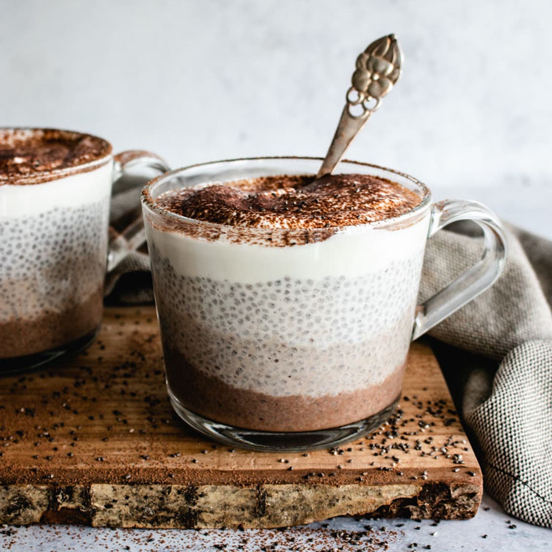 Tiramisu Chia Pudding