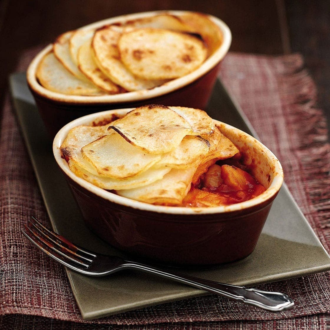 Vegetarian Lancashire hotpots