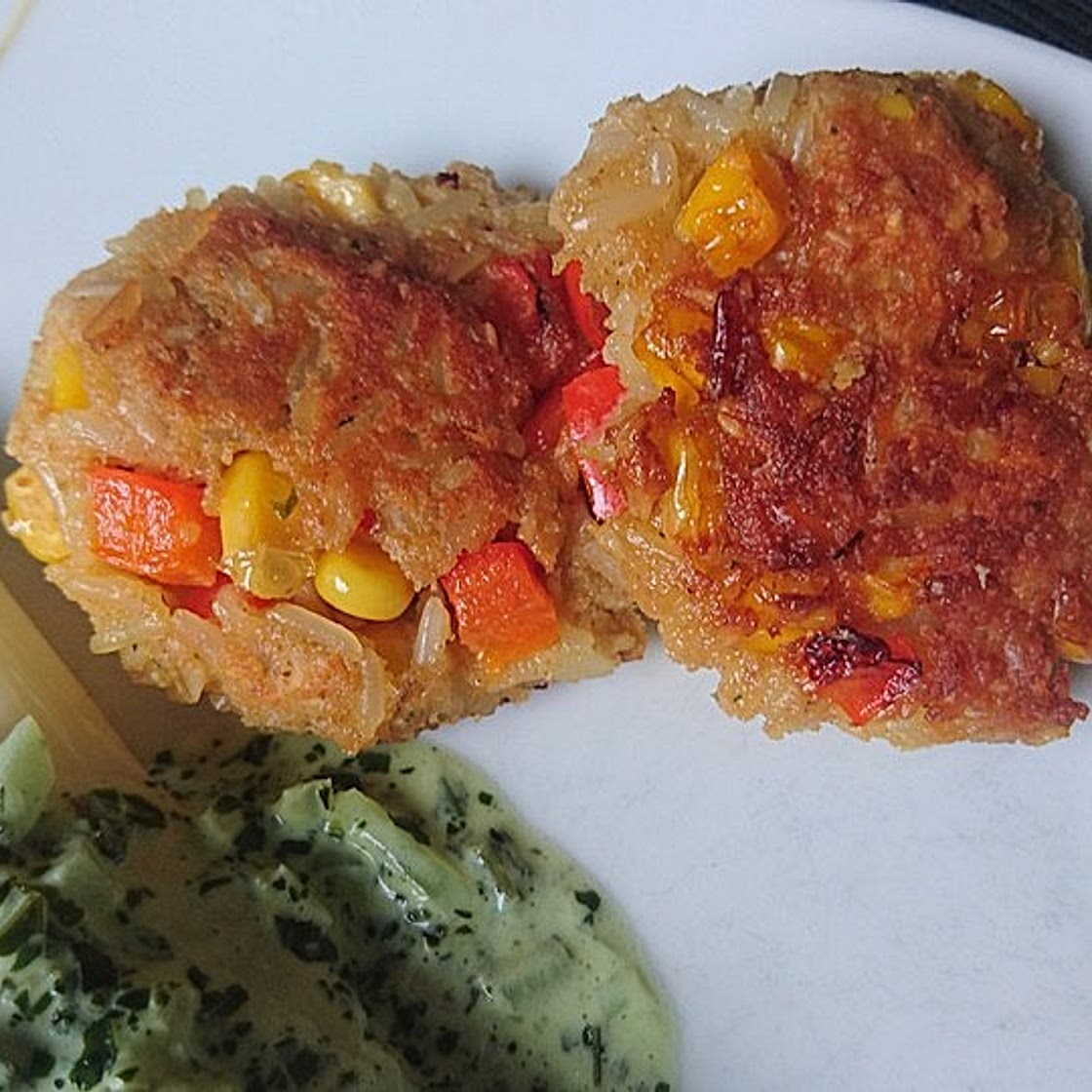 Vegane Reis-Gemüse-Frikadellen