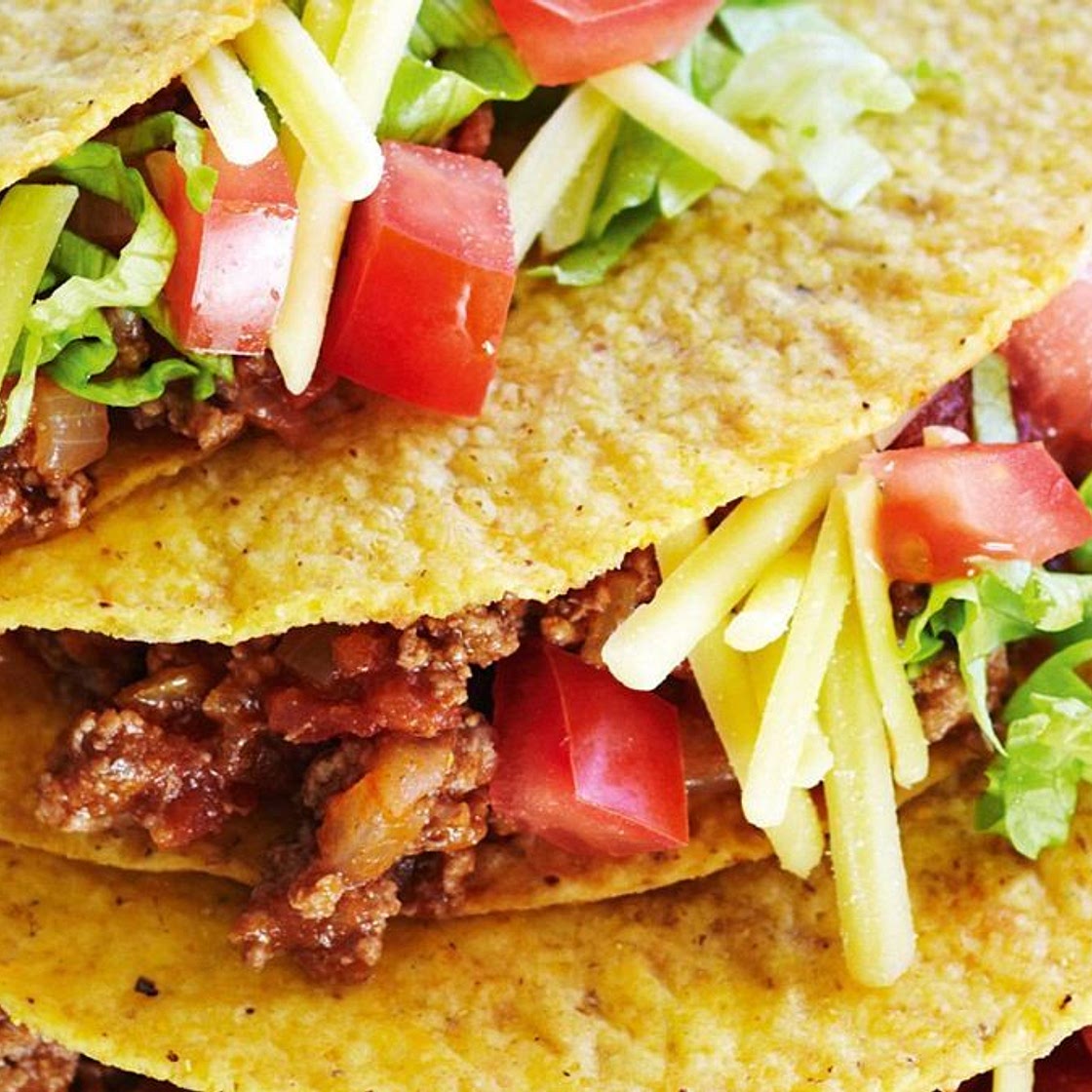 Aussie-style beef and salad tacos recipe