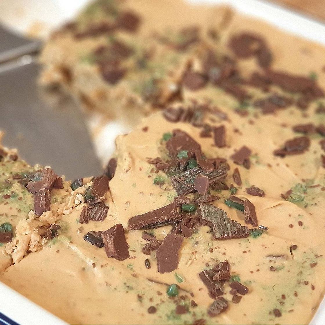 Peppermint crisp fridge tart recipe