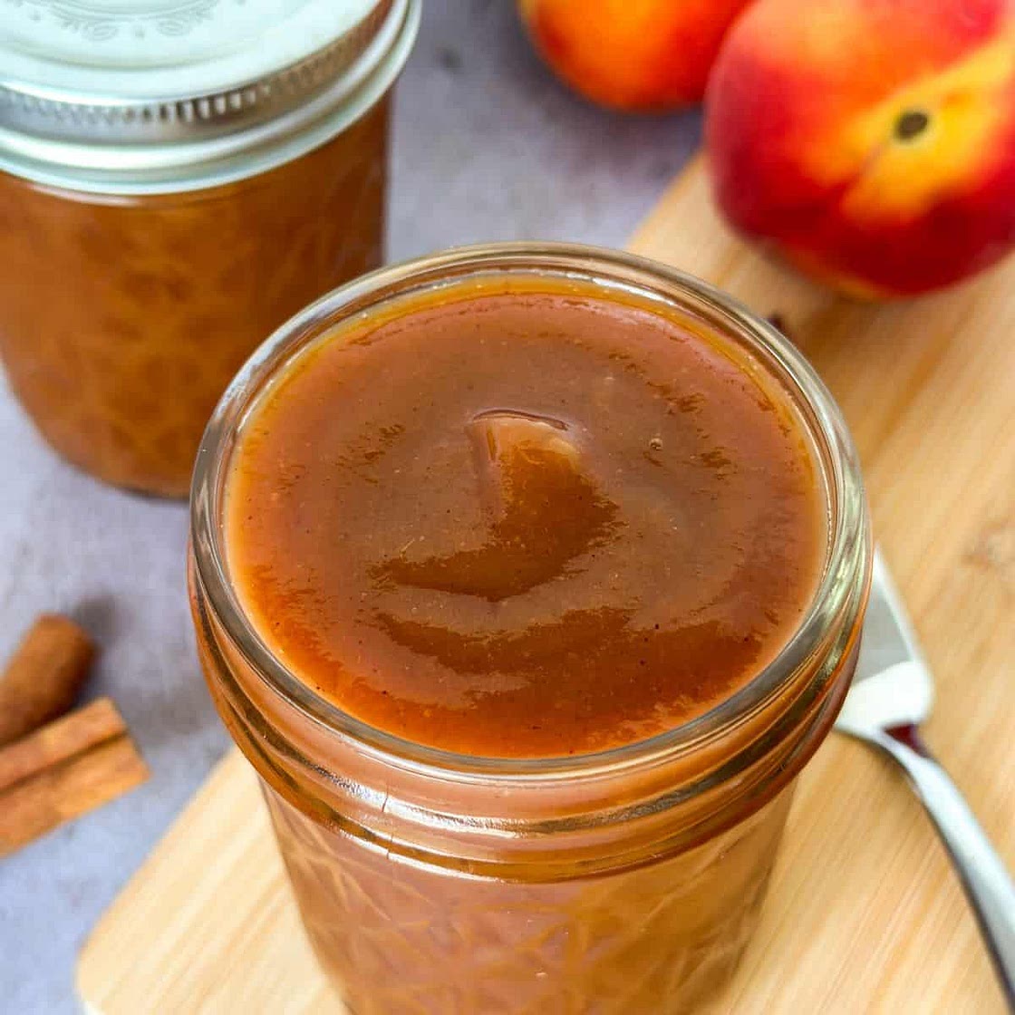 Homemade Slow Cooker Peach Butter