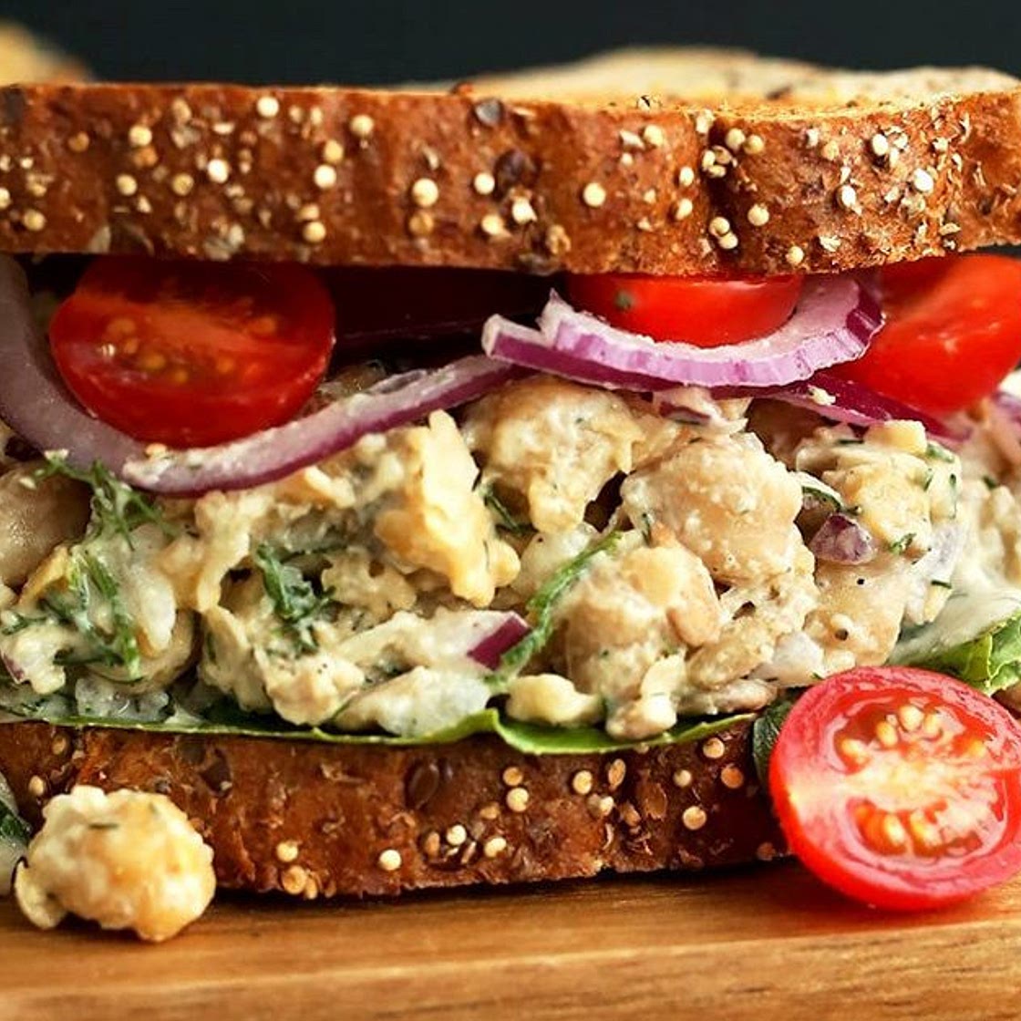 "No-Tuna" Salad Sandwich