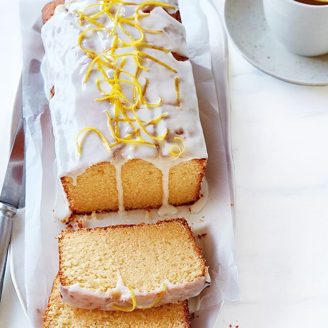 Lemon sour cream butter cake