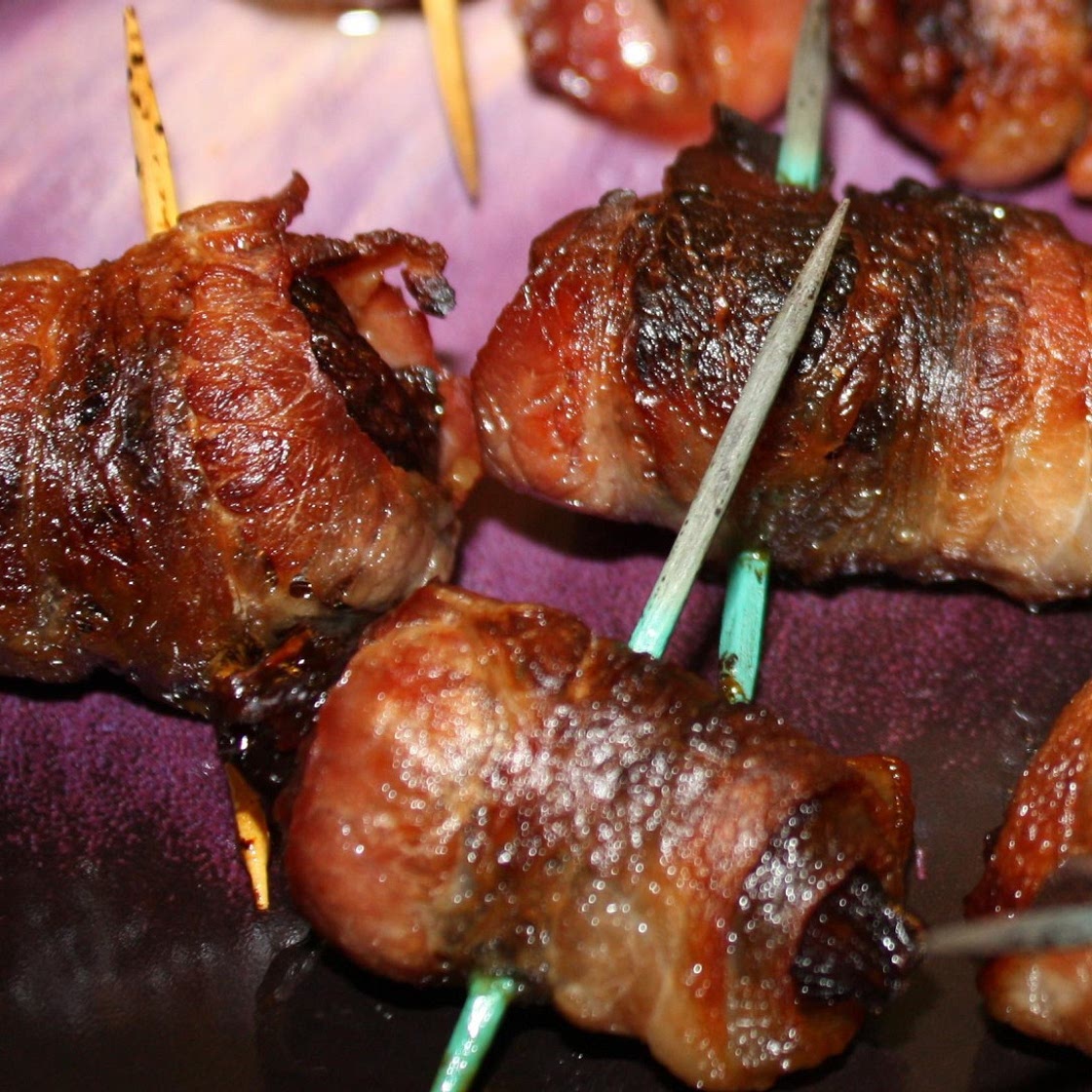Goat Cheese-Stuffed Figs Wrapped in Bacon
