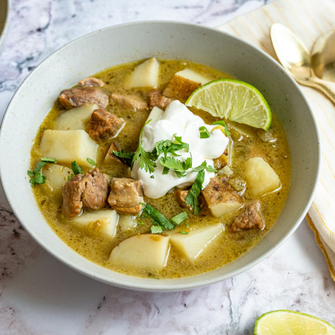 Authentic New Mexico Green Chile Stew