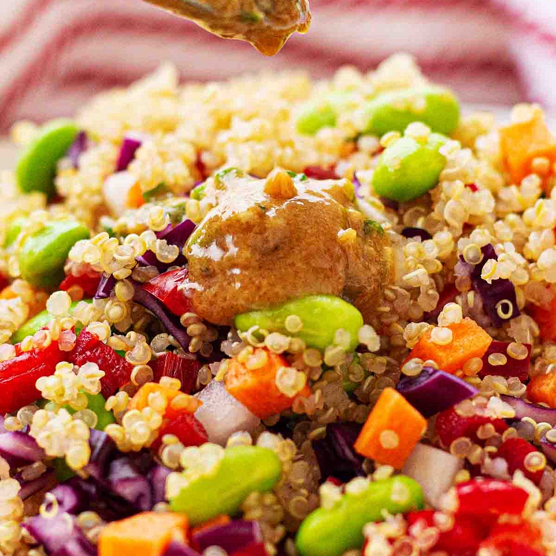 High Protein Quinoa Salad