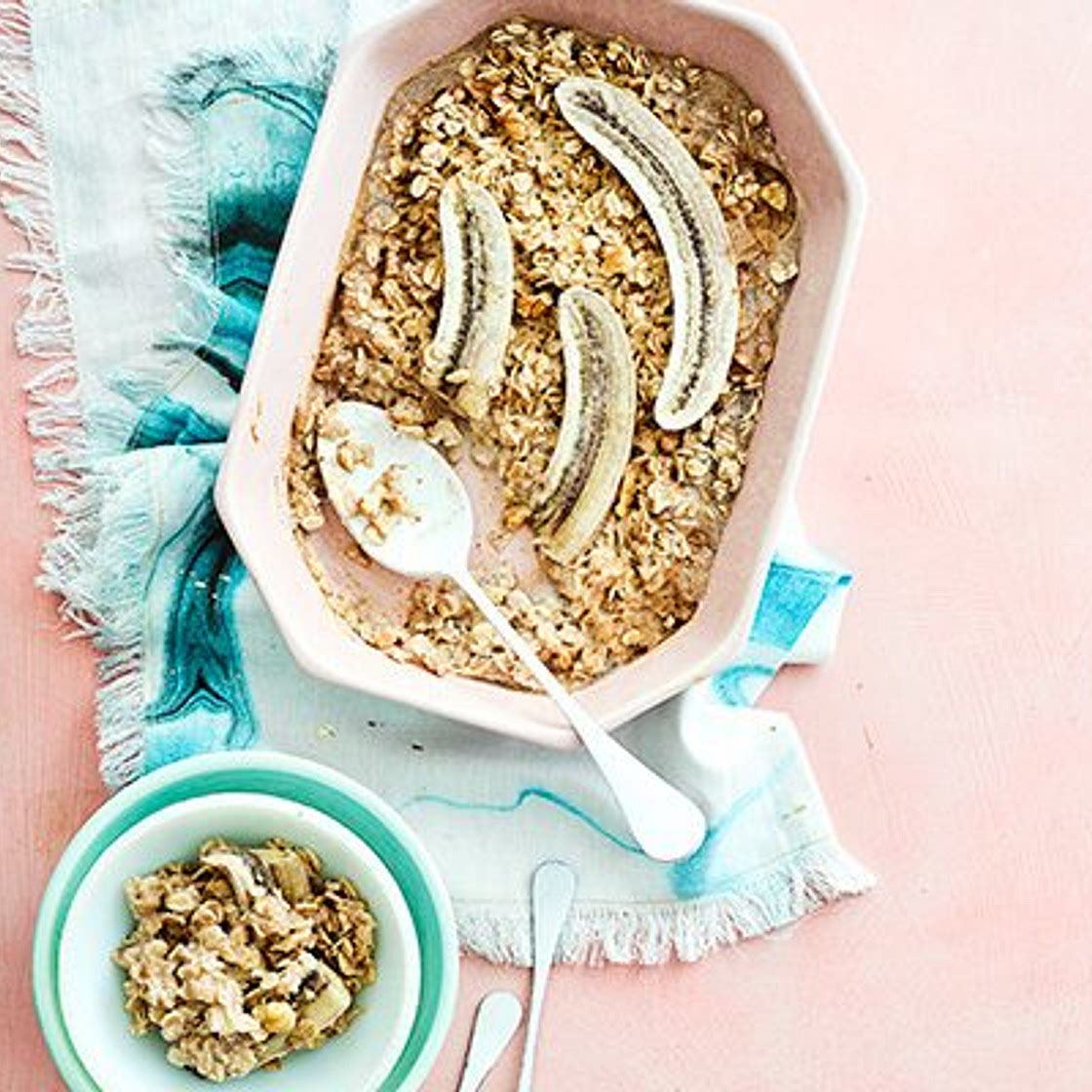 Baked banana porridge
