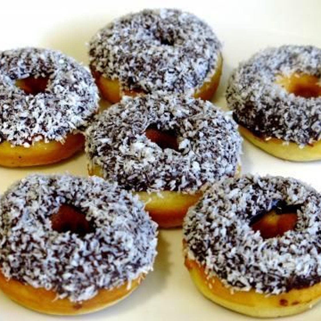 Lamington Doughnuts recipe
