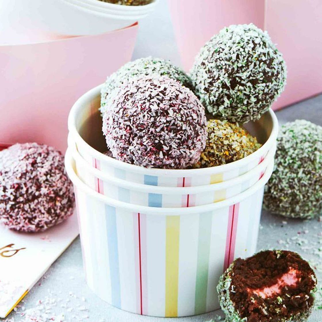 Marshmallow lamington balls recipe