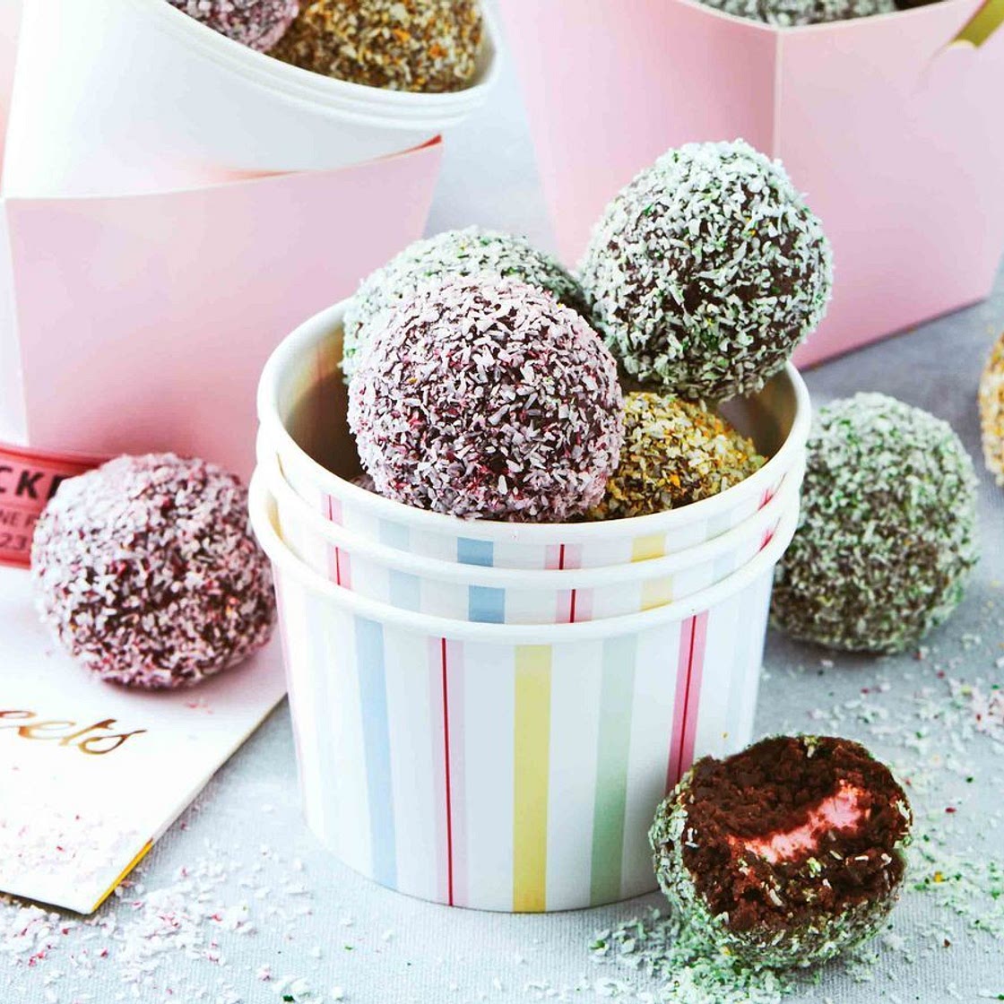 Marshmallow lamington balls recipe