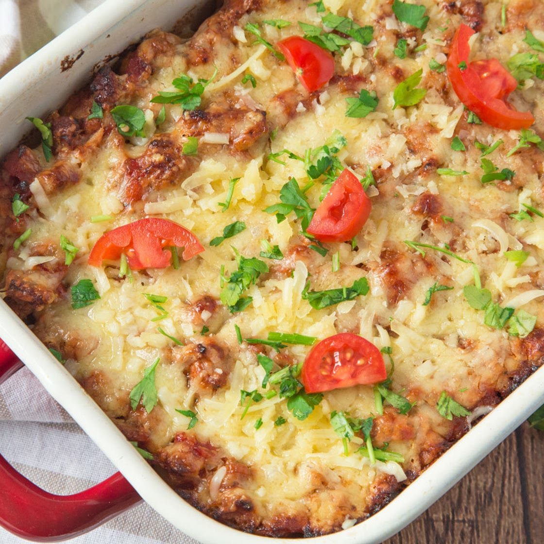 Quicky Ground Turkey or Beef Casserole