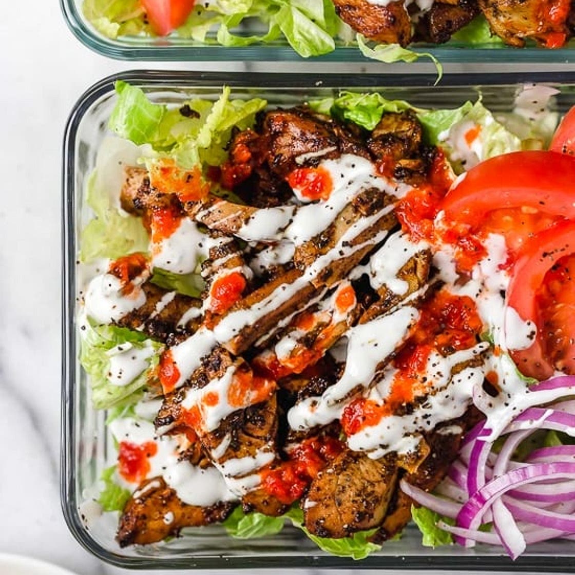 Food Cart-Style Chicken Salad with White Sauce