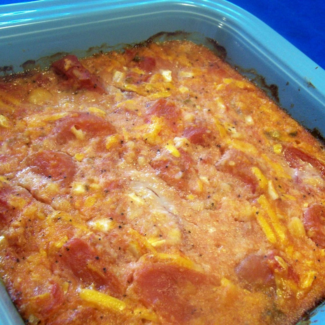 Stewed Tomato Casserole