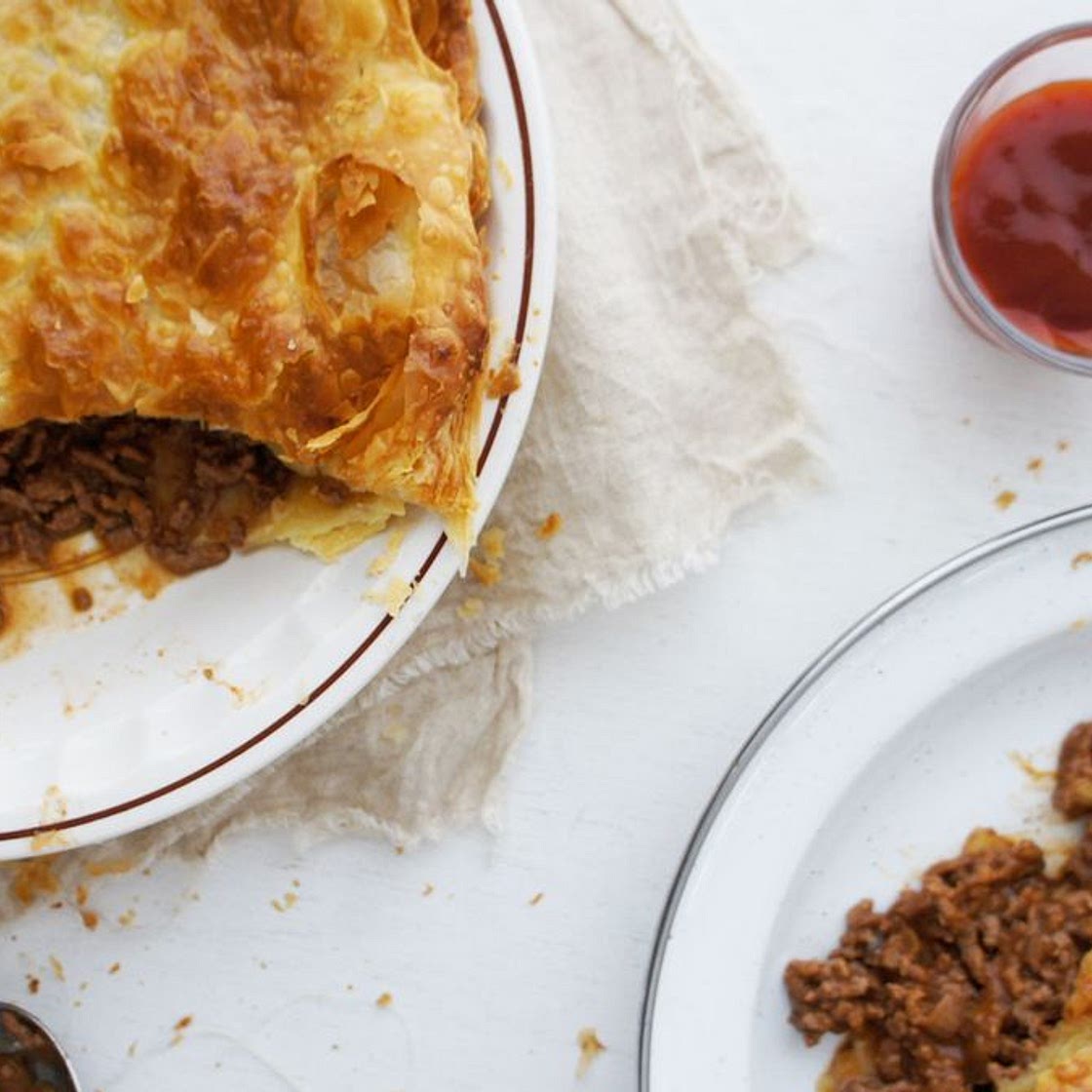 Aussie meat pie recipe