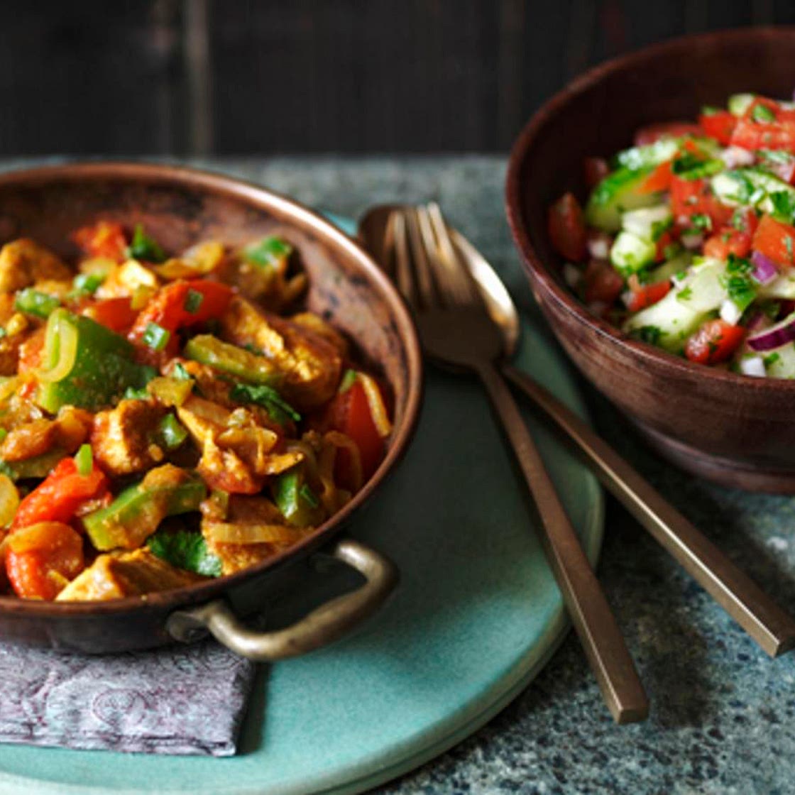 Healthy chicken curry