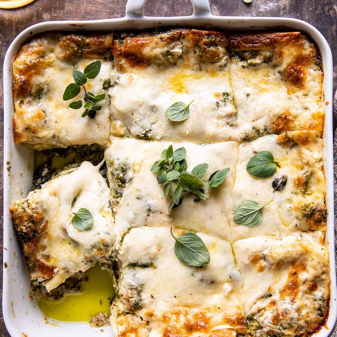 White Pesto Lasagna