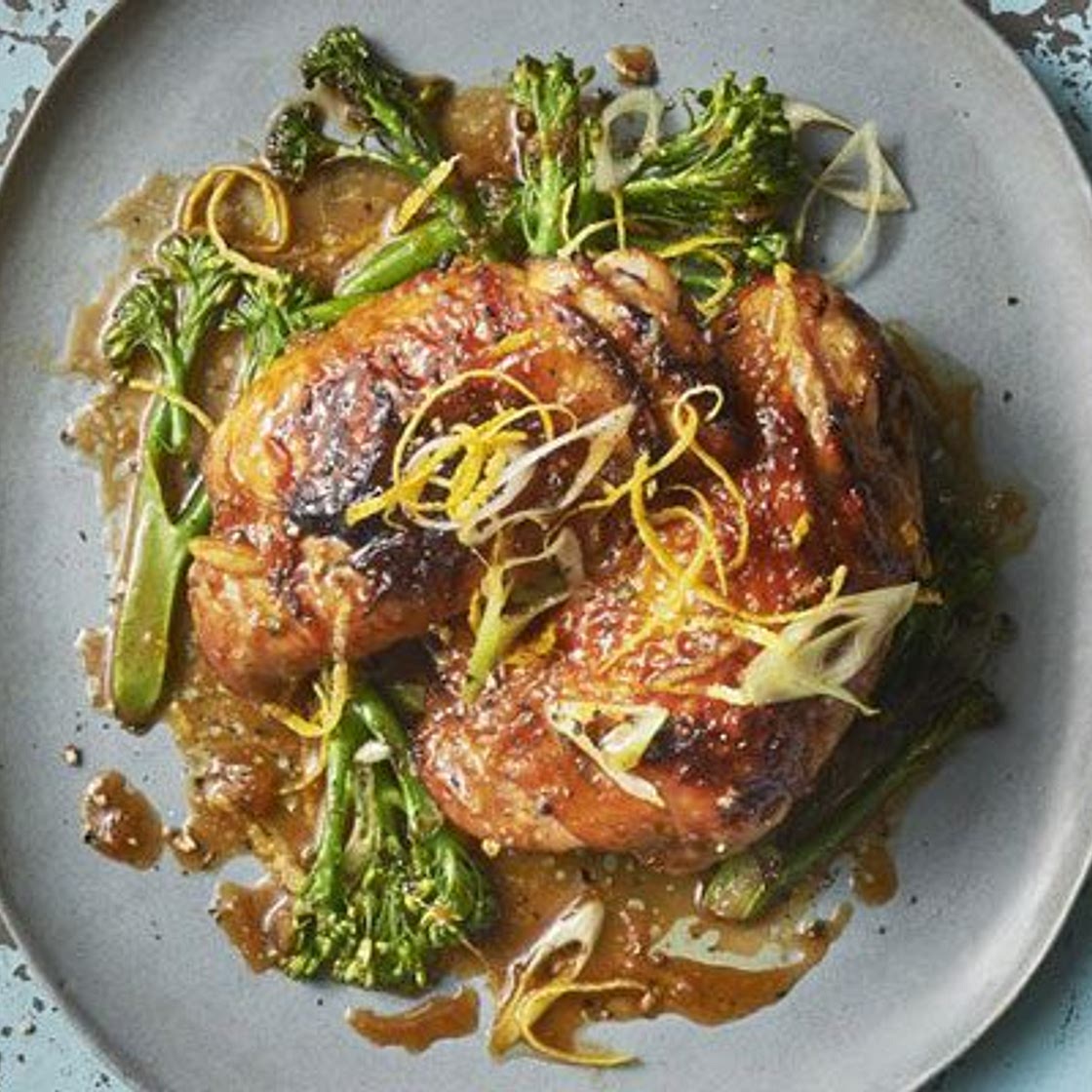 Chinese-style lemon marmalade chicken