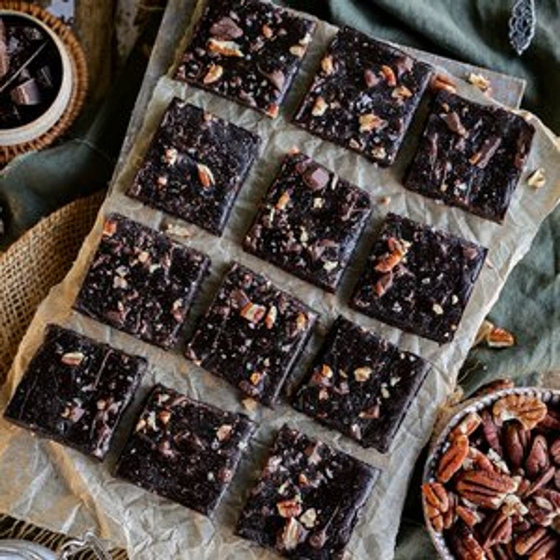 Ultra Fudgy Sea Salt Caramel Brownies