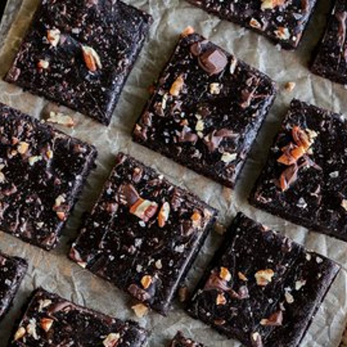 Ultra Fudgy Sea Salt Caramel Brownies