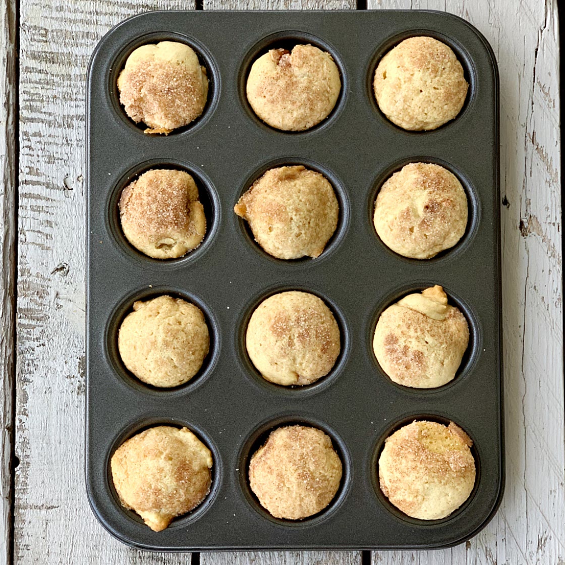 Mini Applesauce Muffins