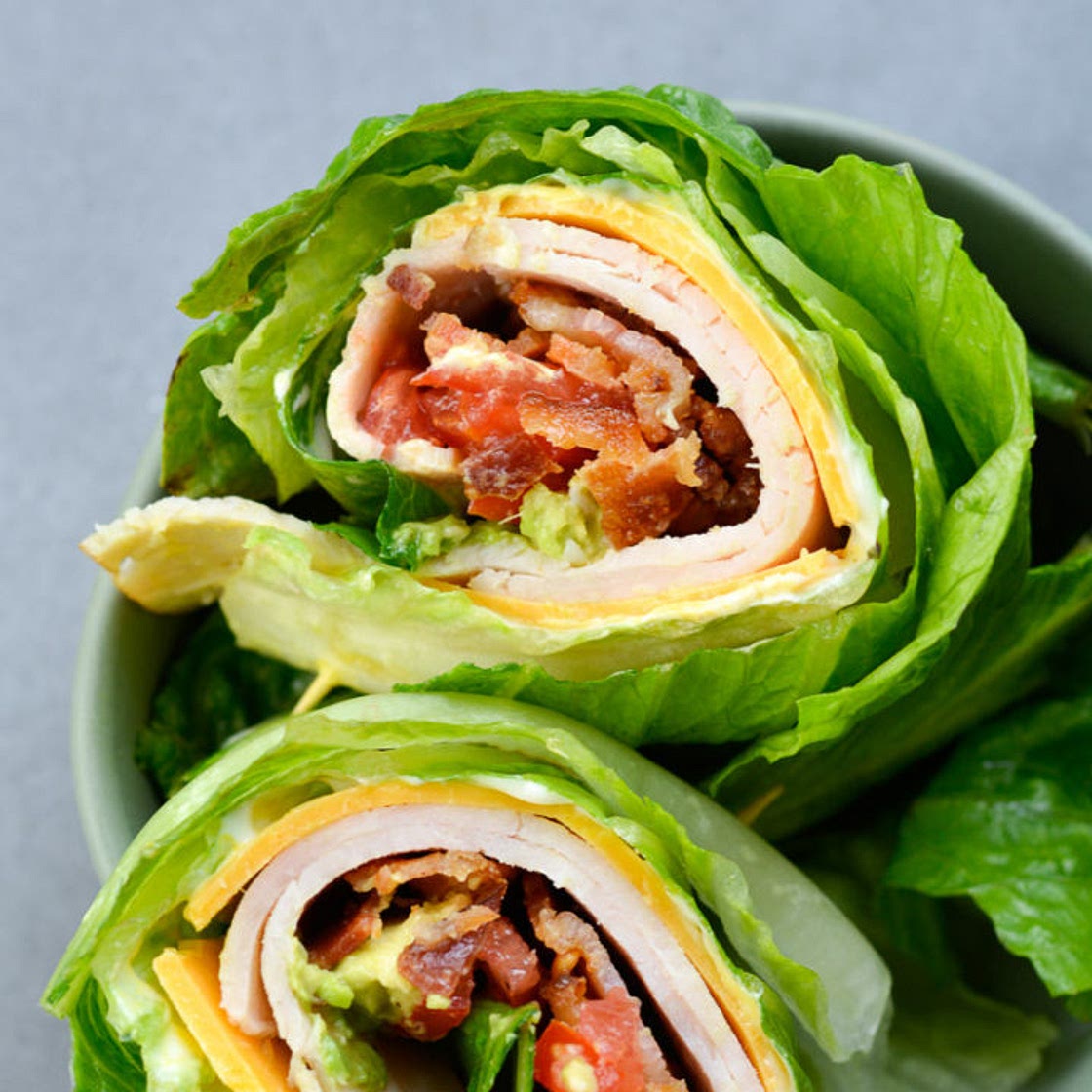 Keto Turkey Club Wrap