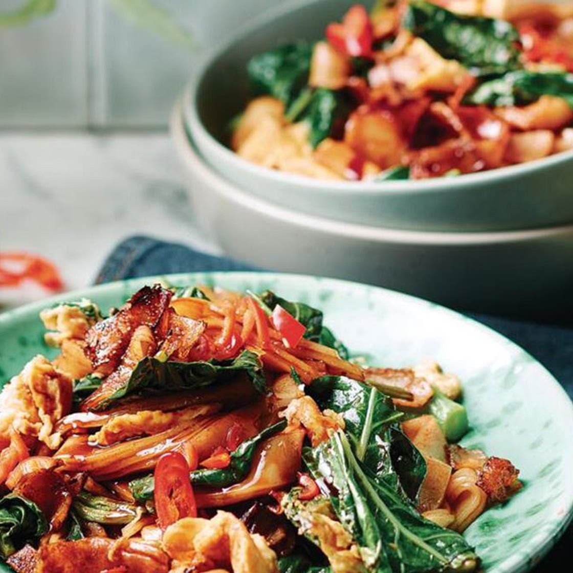 Vegetarian pad see ew