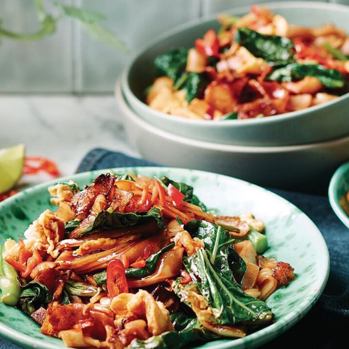 Vegetarian pad see ew